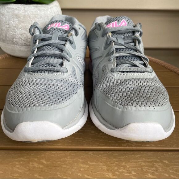 Fila Memory Fraction Grey Pink Running Sneaker Women’s 10 Gym Workout Trainer - Picture 4 of 11